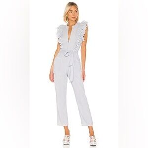 APIECE APART Limon Eyelet Jumpsuit in Lavender Size: M | US 6